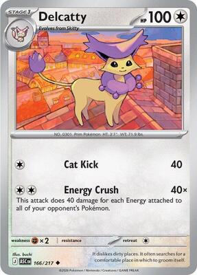 Delcatty card from ME: Ascended Heroes