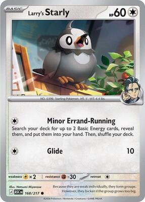 Larry's Starly card from ME: Ascended Heroes