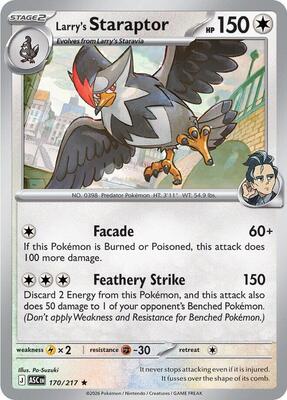 Larry's Staraptor - 170/217 card from ME: Ascended Heroes
