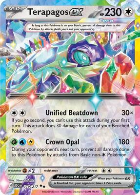Terapagos ex card from ME: Ascended Heroes
