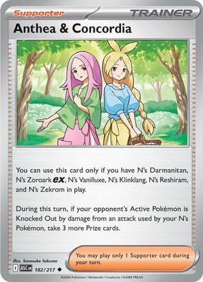 Anthea & Concordia - 182/217 card from ME: Ascended Heroes