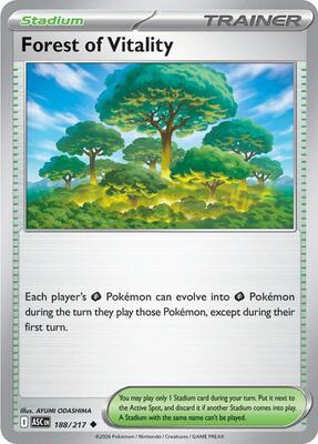 Forest of Vitality card from ME: Ascended Heroes