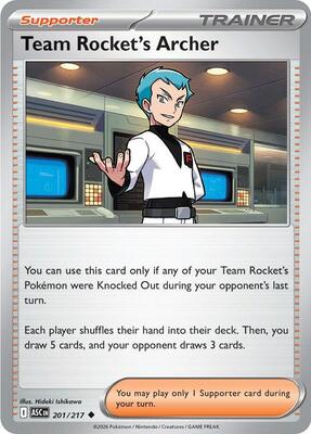 Team Rocket's Archer card from ME: Ascended Heroes