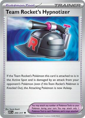 Team Rocket's Hypnotizer card from ME: Ascended Heroes
