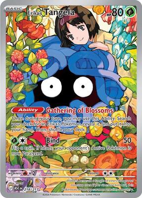 Erika's Tangela - 218/217 card from ME: Ascended Heroes