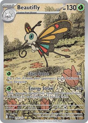 Beautifly - 219/217 card from ME: Ascended Heroes