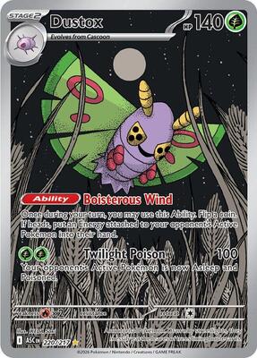 Dustox - 220/217 card from ME: Ascended Heroes