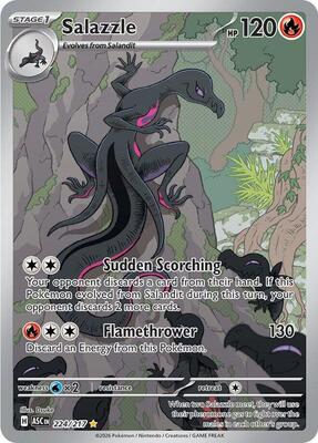 Salazzle - 224/217 card from ME: Ascended Heroes