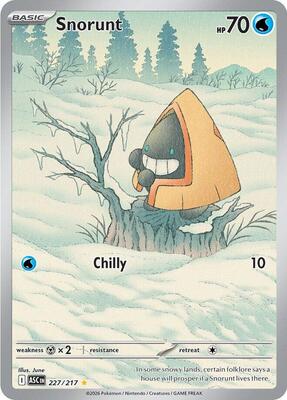 Snorunt - 227/217 card from ME: Ascended Heroes