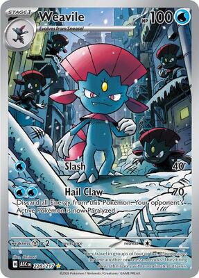 Weavile - 228/217 card from ME: Ascended Heroes