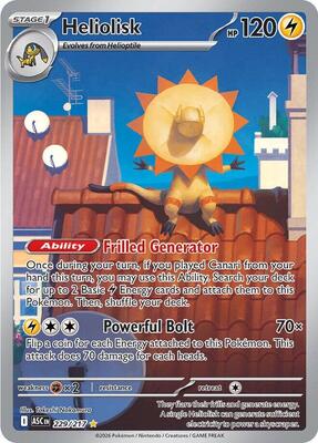 Heliolisk - 229/217 card from ME: Ascended Heroes