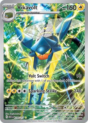 Vikavolt - 230/217 card from ME: Ascended Heroes