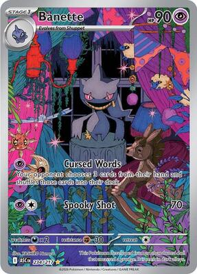 Banette - 234/217 card from ME: Ascended Heroes
