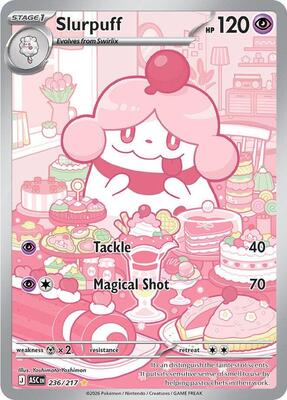Slurpuff - 236/217 card from ME: Ascended Heroes
