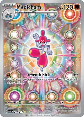 Medicham - 241/217 card from ME: Ascended Heroes