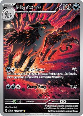 Mightyena - 243/217 card from ME: Ascended Heroes