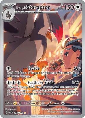 Larry's Staraptor - 249/217 card from ME: Ascended Heroes