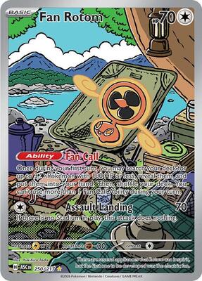 Fan Rotom - 250/217 card from ME: Ascended Heroes