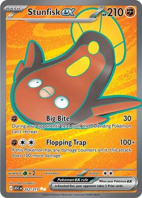 Stunfisk ex - 252/217 card from ME: Ascended Heroes
