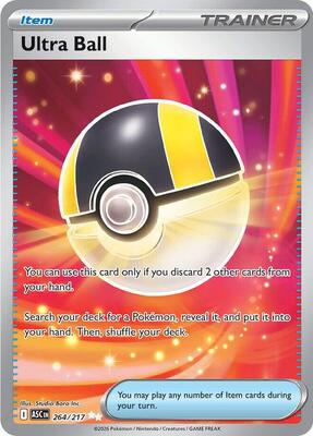 Ultra Ball - 264/217 card from ME: Ascended Heroes