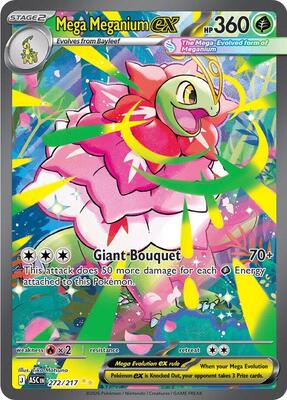 Mega Meganium ex - 272/217 card from ME: Ascended Heroes