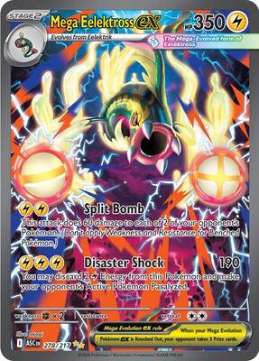Mega Eelektross ex - 278/217 card from ME: Ascended Heroes