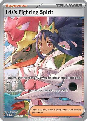 Iris's Fighting Spirit - 292/217 card from ME: Ascended Heroes