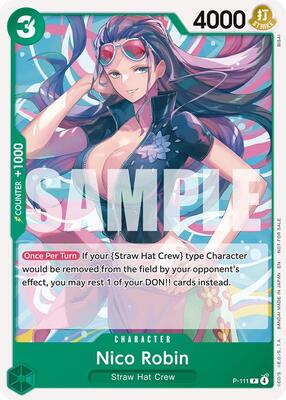 Nico Robin (Heroines Battle Pack) card from One Piece Promotion Cards