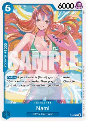 Nami (Heroines Battle Pack) card from One Piece Promotion Cards