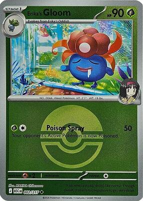 Erika's Gloom (Poke Ball) card from ME: Ascended Heroes