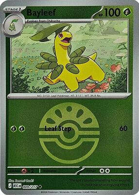 Bayleef (Friend Ball) card from ME: Ascended Heroes