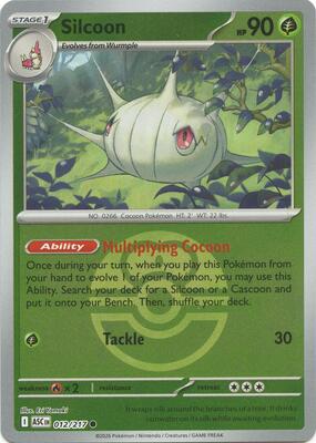 Silcoon (Love Ball) card from ME: Ascended Heroes