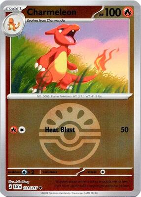 Charmeleon (Friend Ball) card from ME: Ascended Heroes