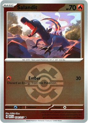 Salandit (Quick Ball) card from ME: Ascended Heroes
