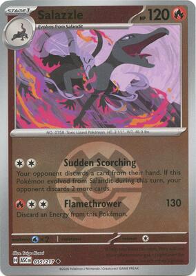 Salazzle - 035/217 (Quick Ball) card from ME: Ascended Heroes