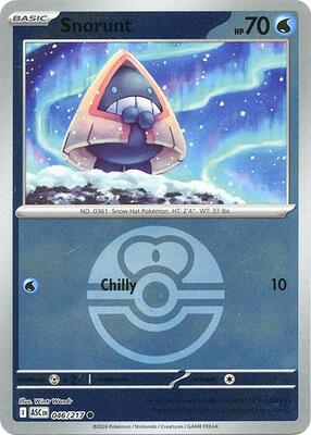 Snorunt - 046/217 (Love Ball) card from ME: Ascended Heroes