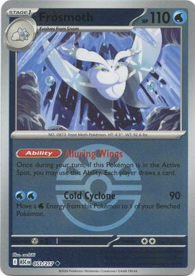 Frosmoth (Friend Ball) card from ME: Ascended Heroes