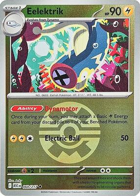 Eelektrik (Quick Ball) card from ME: Ascended Heroes