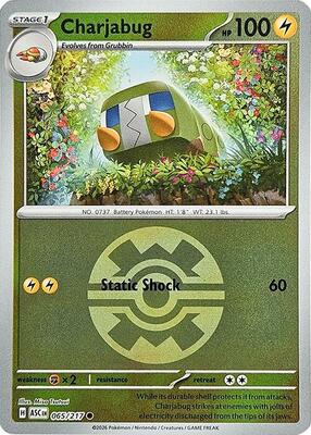 Charjabug (Quick Ball) card from ME: Ascended Heroes