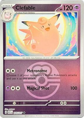 Clefable (Love Ball) card from ME: Ascended Heroes