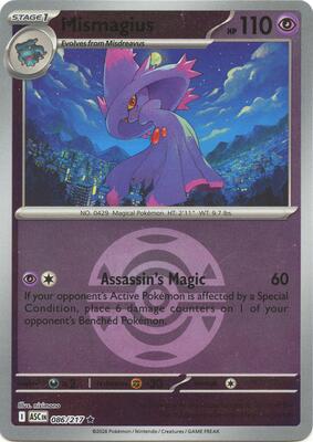 Mismagius (Dusk Ball) card from ME: Ascended Heroes