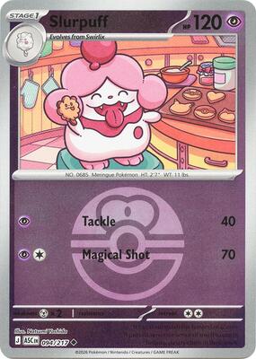 Slurpuff - 094/217 (Love Ball) card from ME: Ascended Heroes