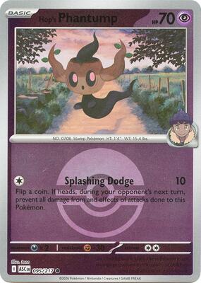 Hop's Phantump (Poke Ball) card from ME: Ascended Heroes