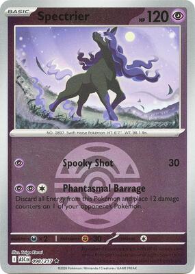 Spectrier (Dusk Ball) card from ME: Ascended Heroes