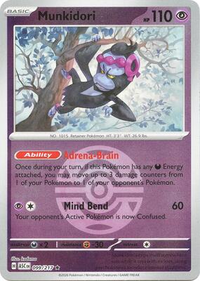 Munkidori (Dusk Ball) card from ME: Ascended Heroes