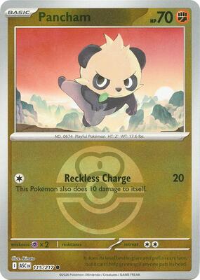Pancham (Love Ball) card from ME: Ascended Heroes