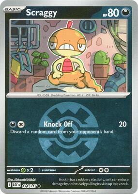 Scraggy (Quick Ball) card from ME: Ascended Heroes