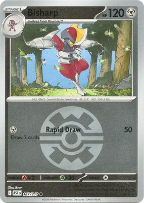 Bisharp (Quick Ball) card from ME: Ascended Heroes