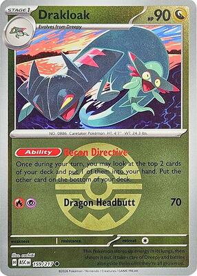 Drakloak - 159/217 (Quick Ball) card from ME: Ascended Heroes