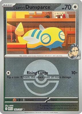 Larry's Dunsparce (Poke Ball) card from ME: Ascended Heroes